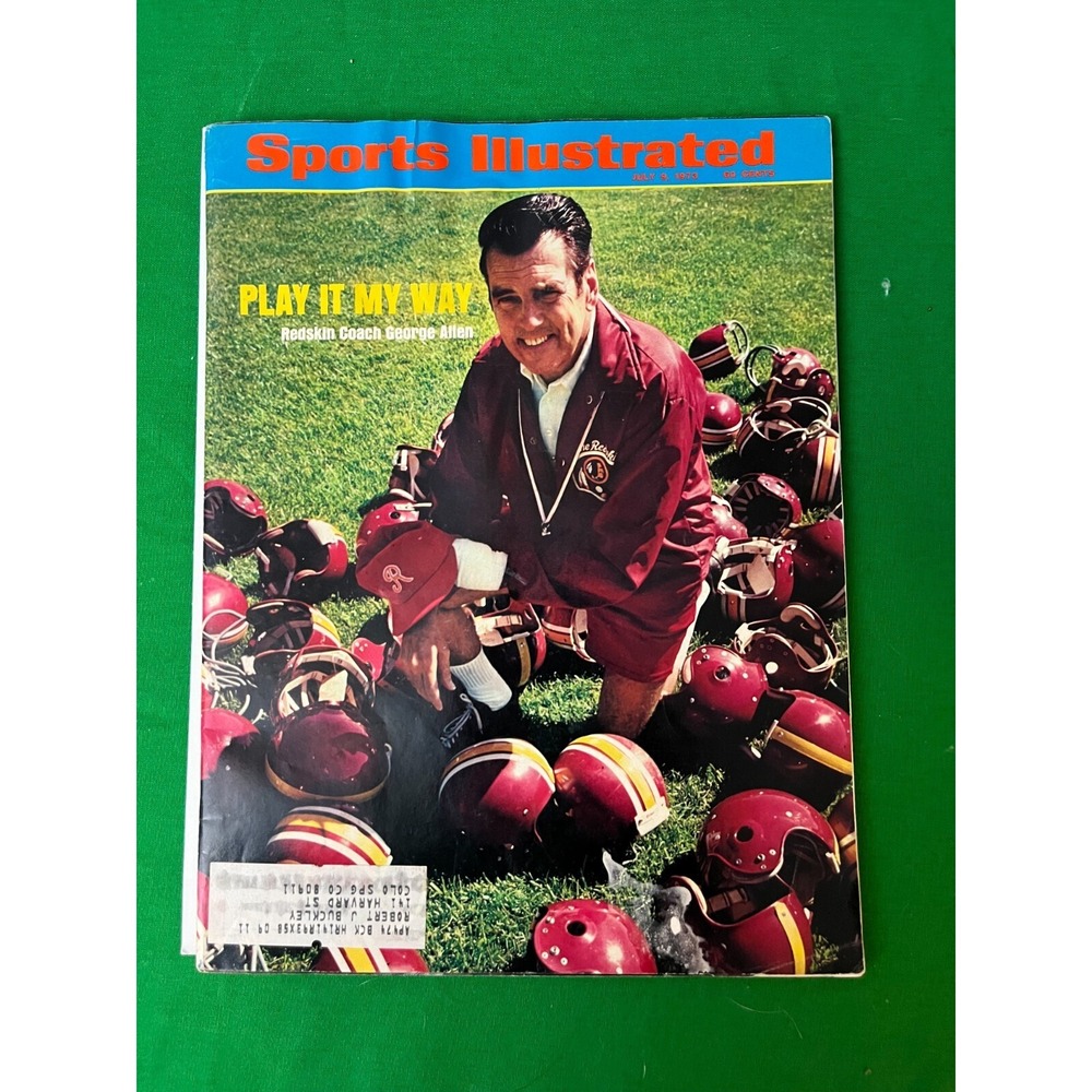 Washington Redskins July 9, 1973 George Allen Football  Sports Illustrated‎